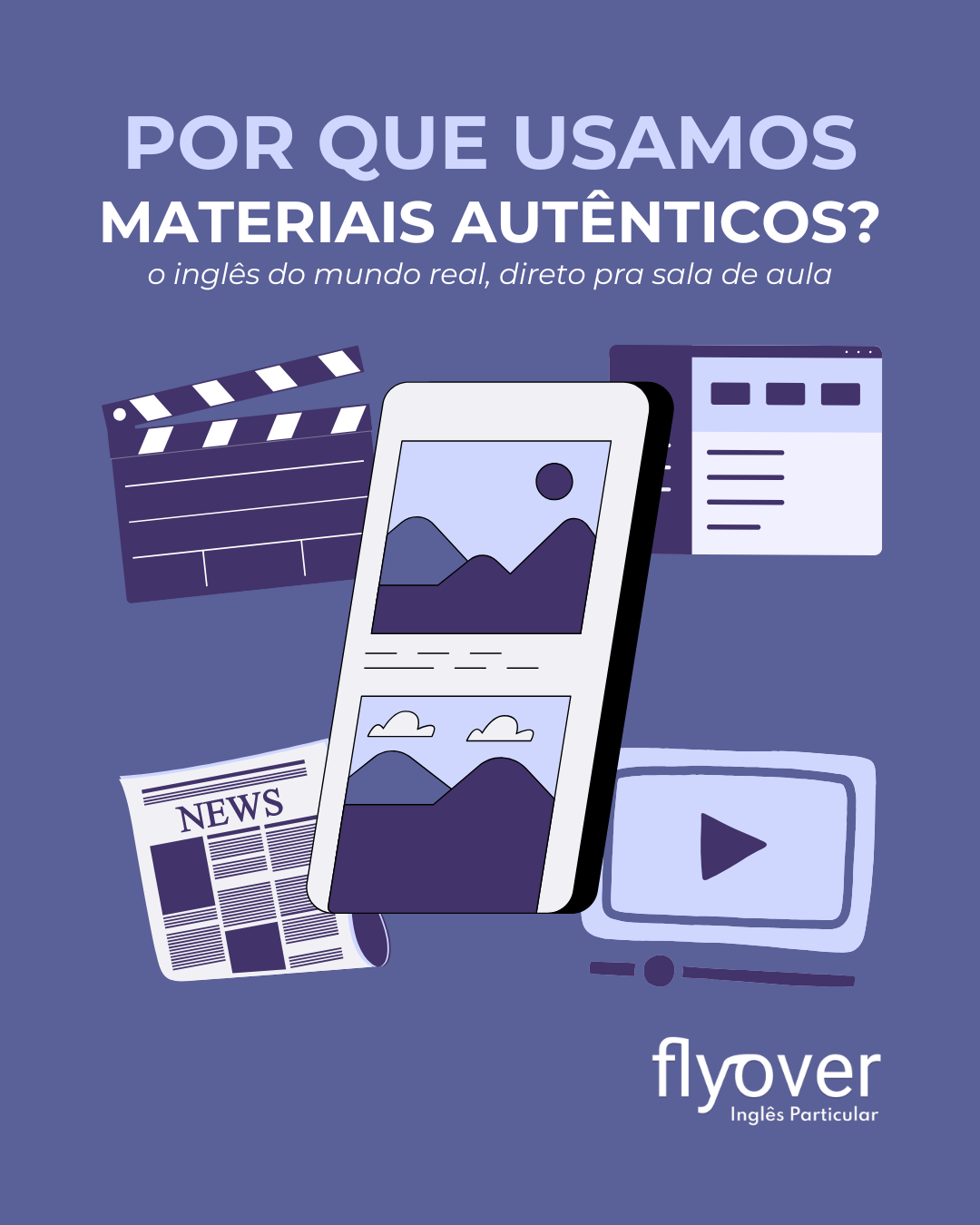 Por que usamos materiais autênticos?